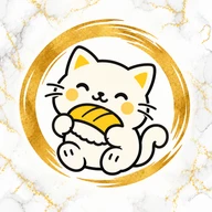 Minh Anh – Sushi-Katze im goldenen Pinselkreis